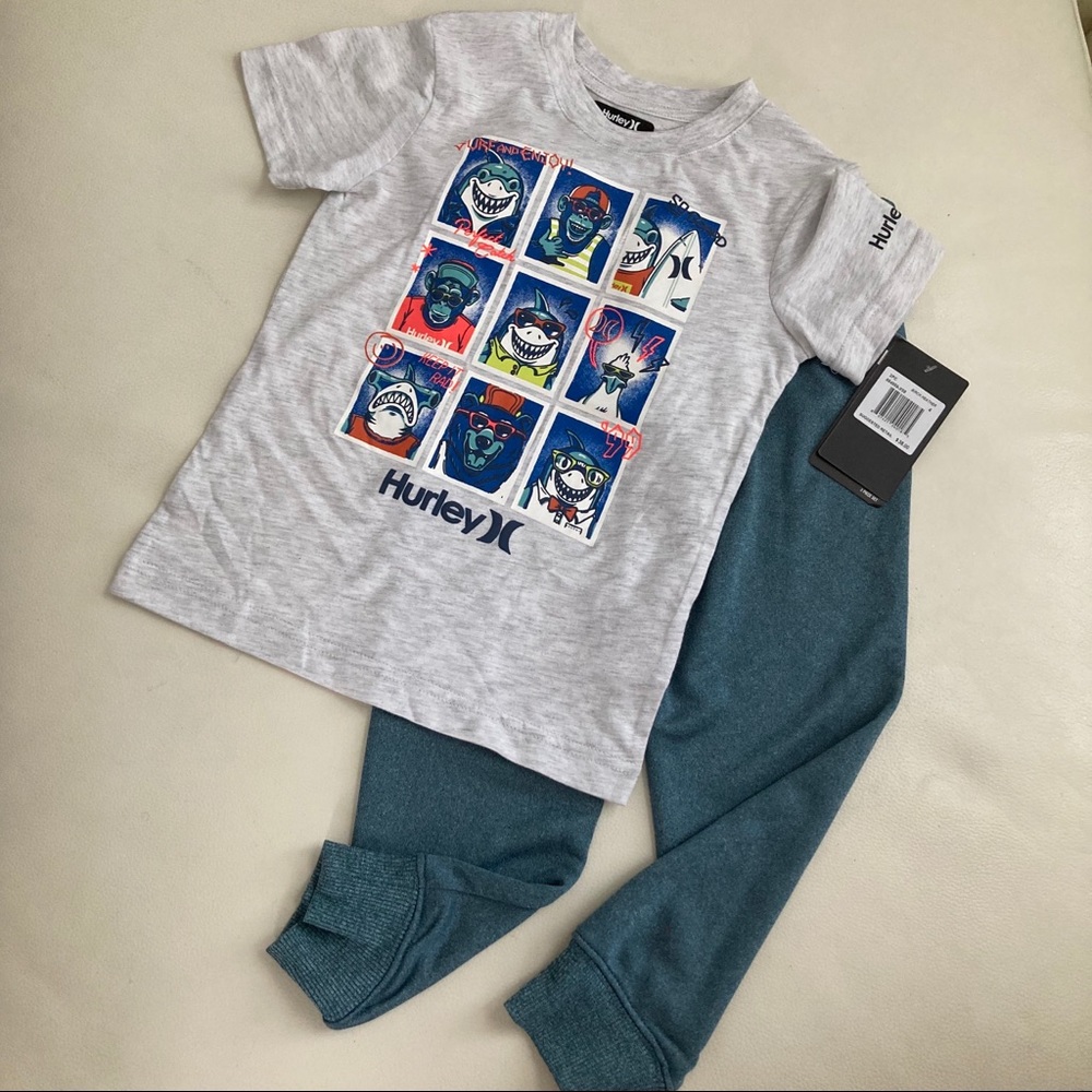 Hurley pants tee outfit comfy casual day 5102